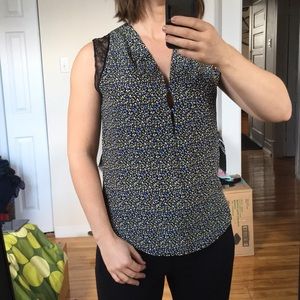 Sandro silk patterned cami